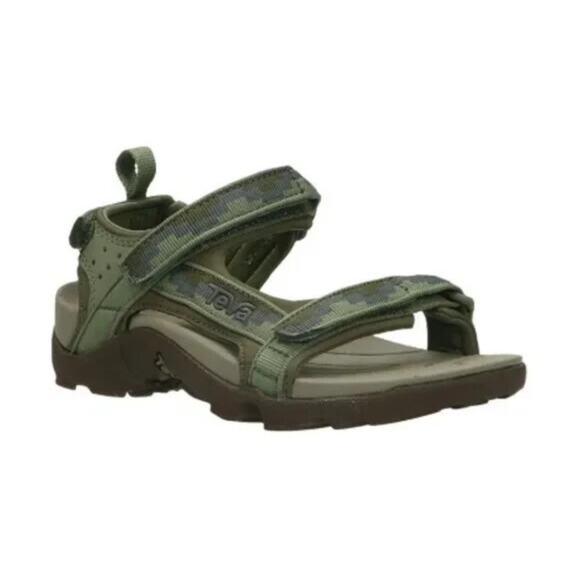 TEVA Women's Original Universal Sandal Army Green FM1219K Ankle Strap - Picture 1 of 4